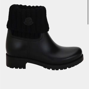 Black Moncler "Ginette" Ankle Boot